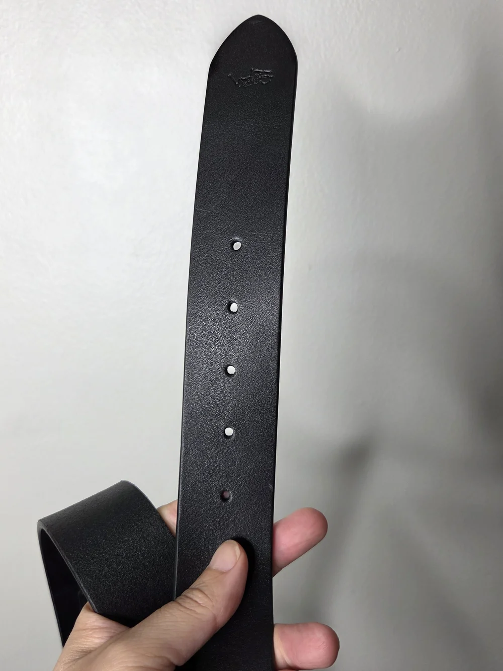 Polo by Ralph Lauren Black Leather Men's Belt